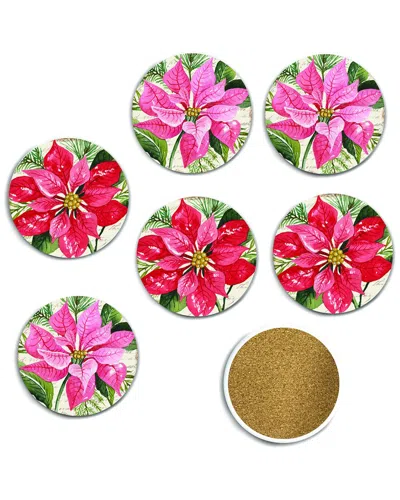 Courtside Market Wall Decor Courtside Market 6pc Ceramic Coaster Set In Multi