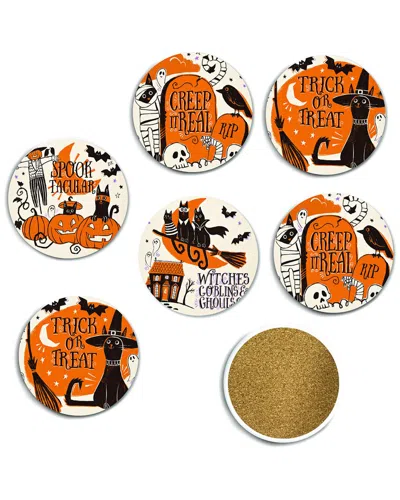 Courtside Market Wall Decor Courtside Market 6pc Ceramic Coaster Set In Multi