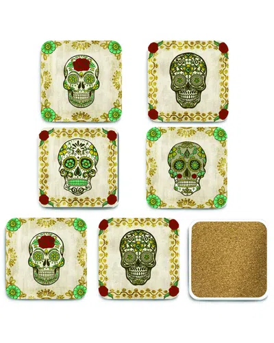 Courtside Market Wall Decor Courtside Market 6pc Ceramic Coaster Set In Multi