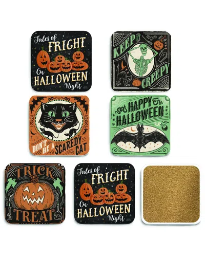 Courtside Market Wall Decor Courtside Market 6pc Ceramic Coaster Set In Multi
