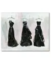 Courtside Market Wall Decor Courtside Market Black & Bling I Canvas Wall Art