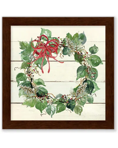 Courtside Market Wall Decor Courtside Market Christmas Wreath Framed Art In Multicolor
