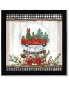 Courtside Market Wall Decor Courtside Market Let It Snow Red Truck Framed Art In Multicolor