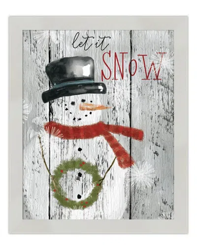 Courtside Market Wall Decor Courtside Market Let It Snow Snowman Framed Art In Multicolor