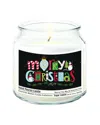 Courtside Market Wall Decor Courtside Market Merry Christmas Hand-poured Soy Wax Candle In Multi