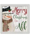 Courtside Market Wall Decor Courtside Market Merry Snowman Framed Art In Multicolor