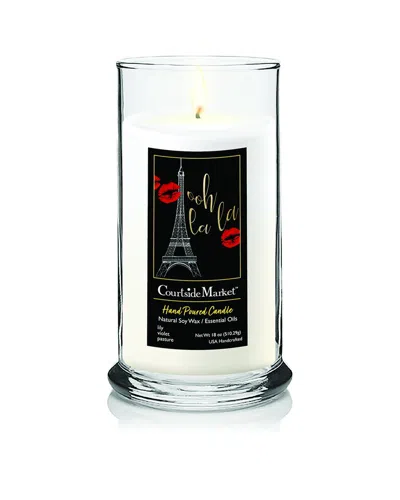 Courtside Market Wall Decor Courtside Market Ooh La La Eiffel Tower Soy Wax Candle In White