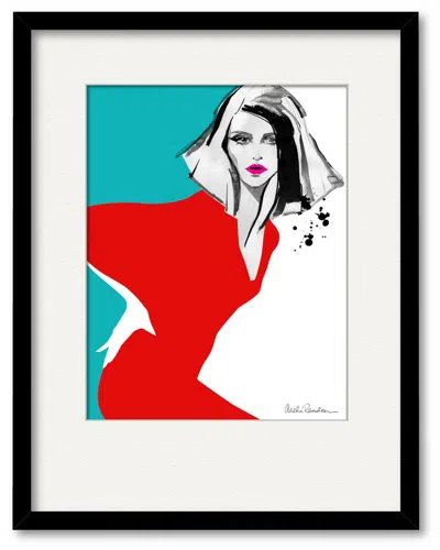 Courtside Market Wall Decor Courtside Market Red Beauty Framed & Matted Giclee Wall Art