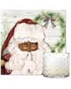 Courtside Market Wall Decor Courtside Market Shh Santa Artboard & Sugar Cookie Candle Set In Multicolor