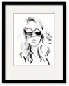 Courtside Market Wall Decor Courtside Market Sunglass Kisses I Framed & Matted Giclee Wall Art