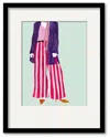 Courtside Market Wall Decor Courtside Market Take A Pose Ii Framed & Matted Giclee Wall Art