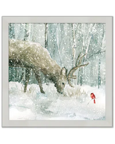 Courtside Market Wall Decor Winter Forest Friends Framed Art In Multicolor