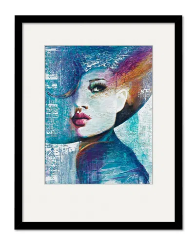 Courtside Market Wall Decor Girl In Blue Gallery Collection Framed Art In Multi