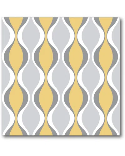 Courtside Market Wall Decor Hourglass Gray Canvas Wall Art In Multi
