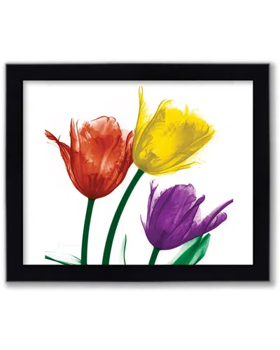 Courtside Market Wall Decor Jeweled Tulips I Framed Acrylic Wall Art