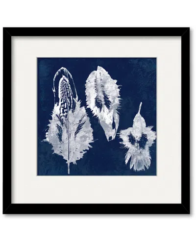 Courtside Market Wall Decor Navy Blue Feathers