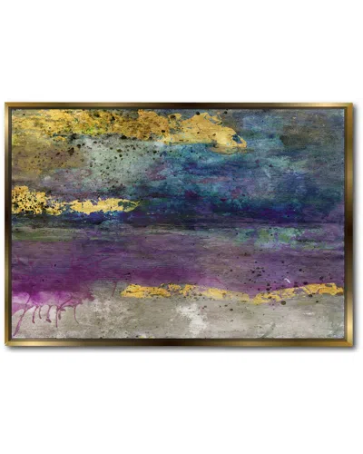 Courtside Market Wall Decor Purple & Gold