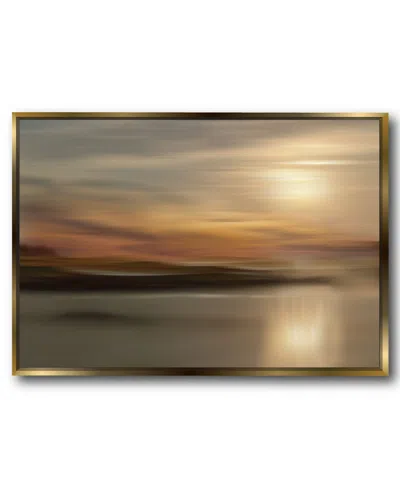 Courtside Market Wall Decor Purple & Gold Gallery Framed Stretched Canvas Wall Art In Multi