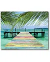 Courtside Market Wall Decor Rainbow Dock Gallery-wrapped Canvas Wall Art