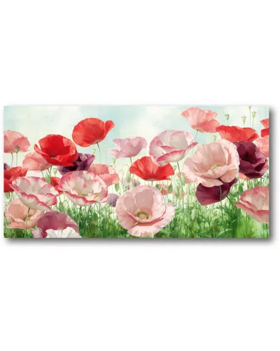Courtside Market Wall Decor Red & Pink Poppy Artwork