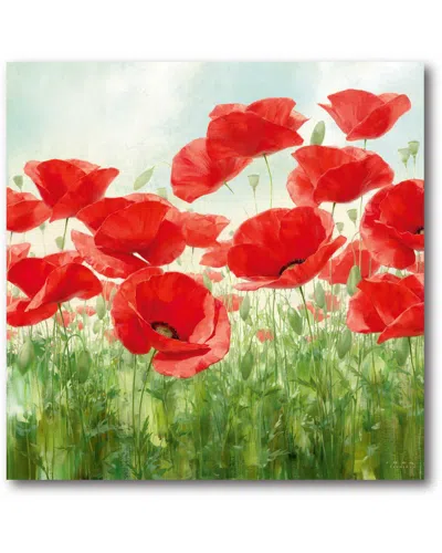 Courtside Market Wall Decor Red Poppy Artwork