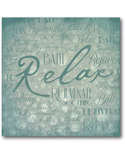 Courtside Market Wall Decor Relax Spa In Multicolor
