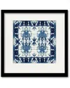 Courtside Market Wall Decor Tie Dye Navy Framed Art Print