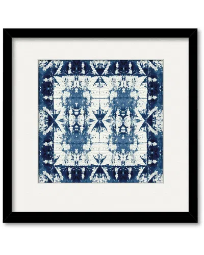 Courtside Market Wall Decor Tie Dye Navy Framed Art Print