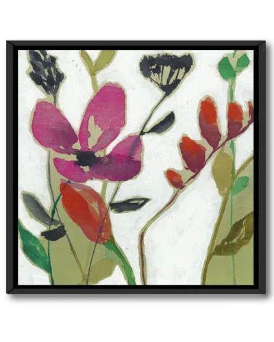 Courtside Market Wall Decor Vivid Flowers I Gallery Framed Stretched Canvas Wall Art In Multi
