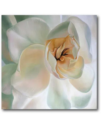 Courtside Market Wall Decor White Flower Ii Canvas In Neutral