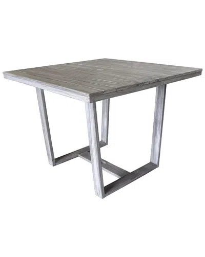 COURTYARD CASUAL COURTYARD CASUAL BAY SIDE TEAK 5PC 39IN SQUARE DINING SET