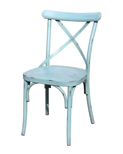 Courtyard Casual Brookwood Back Chairs In Blue