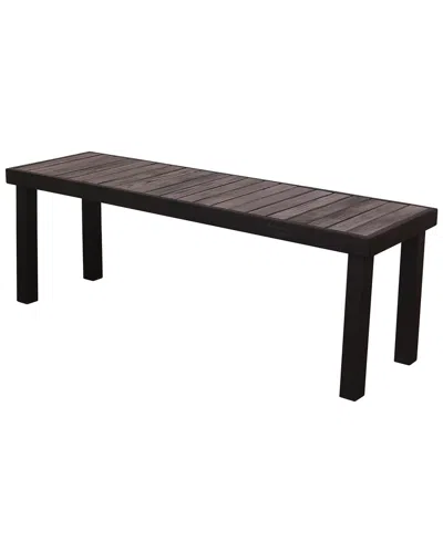 Courtyard Casual Catalina Dining Bench In Brown