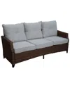 Courtyard Casual Costa Mesa Brown Sofa In Brown