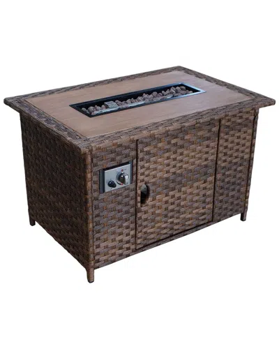 Courtyard Casual Costa Mesa Fire Pit In Brown