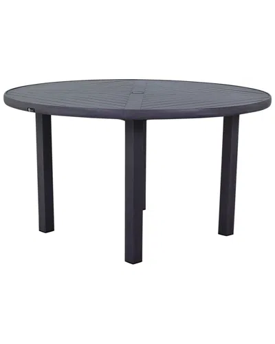 Courtyard Casual Cabo Grey Aluminum 54in Round Dining Table