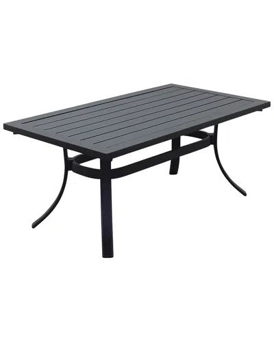 Courtyard Casual Santa Fe Alum Coffee Table In Gray