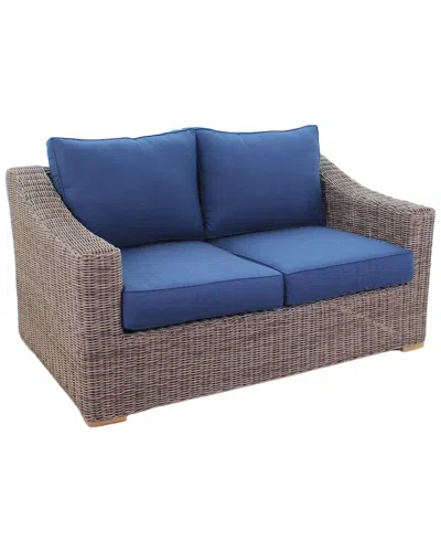 Courtyard Casual Tivoli Loveseat In Brown