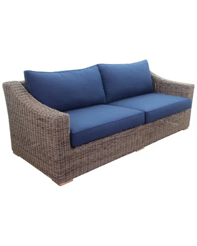 Courtyard Casual Tivoli Three Sofa In Blue