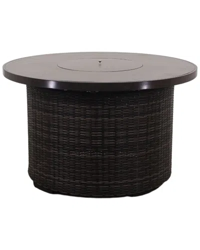 Courtyard Casual Victoria Gas Fire Pit In Brown