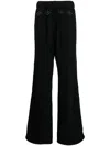 Cout De La Liberte Bead-embellished Western-style Track Pants In 黑色