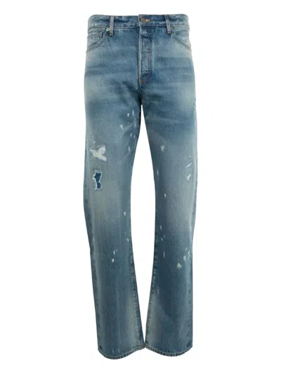 Cout De La Liberte Bobby Japanese Selvage Jeans In 蓝色