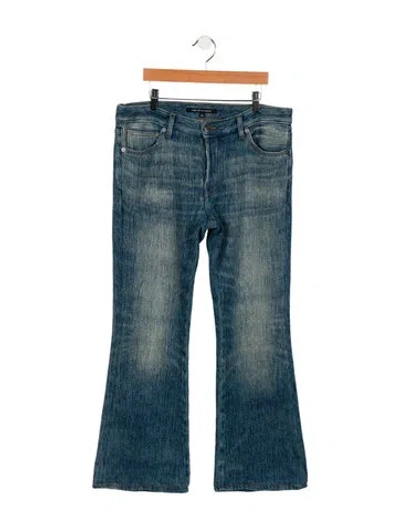 Pre-owned Cout De La Liberte Bootcut Jeans In Blue