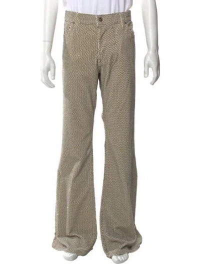 Pre-owned Cout De La Liberte Bootcut Jeans In Neutral