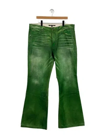 Pre-owned Cout De La Liberte Bootcut Jeans W/ Tags In Green