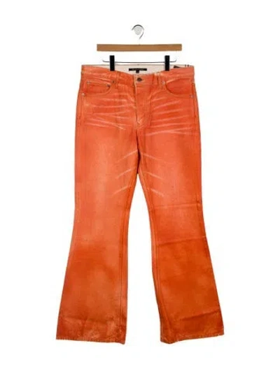 Pre-owned Cout De La Liberte Bootcut Jeans W/ Tags In Orange