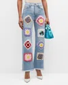 COUT DE LA LIBERTE CARRIE CROCHET PATCH JEANS