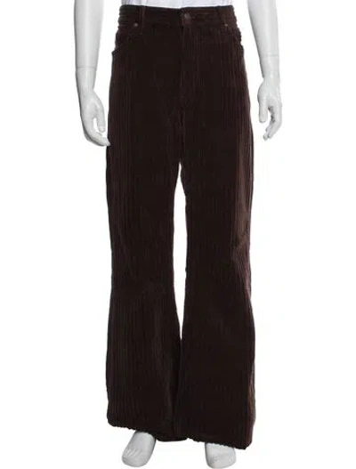 Pre-owned Cout De La Liberte Corduroy Pants In Brown