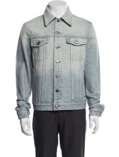 Pre-owned Cout De La Liberte Denim Jacket W/ Tags In Blue