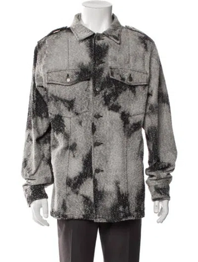 Pre-owned Cout De La Liberte Denim Jacket W/ Tags In Gray